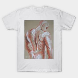 Man Nude Figure 4 T-Shirt